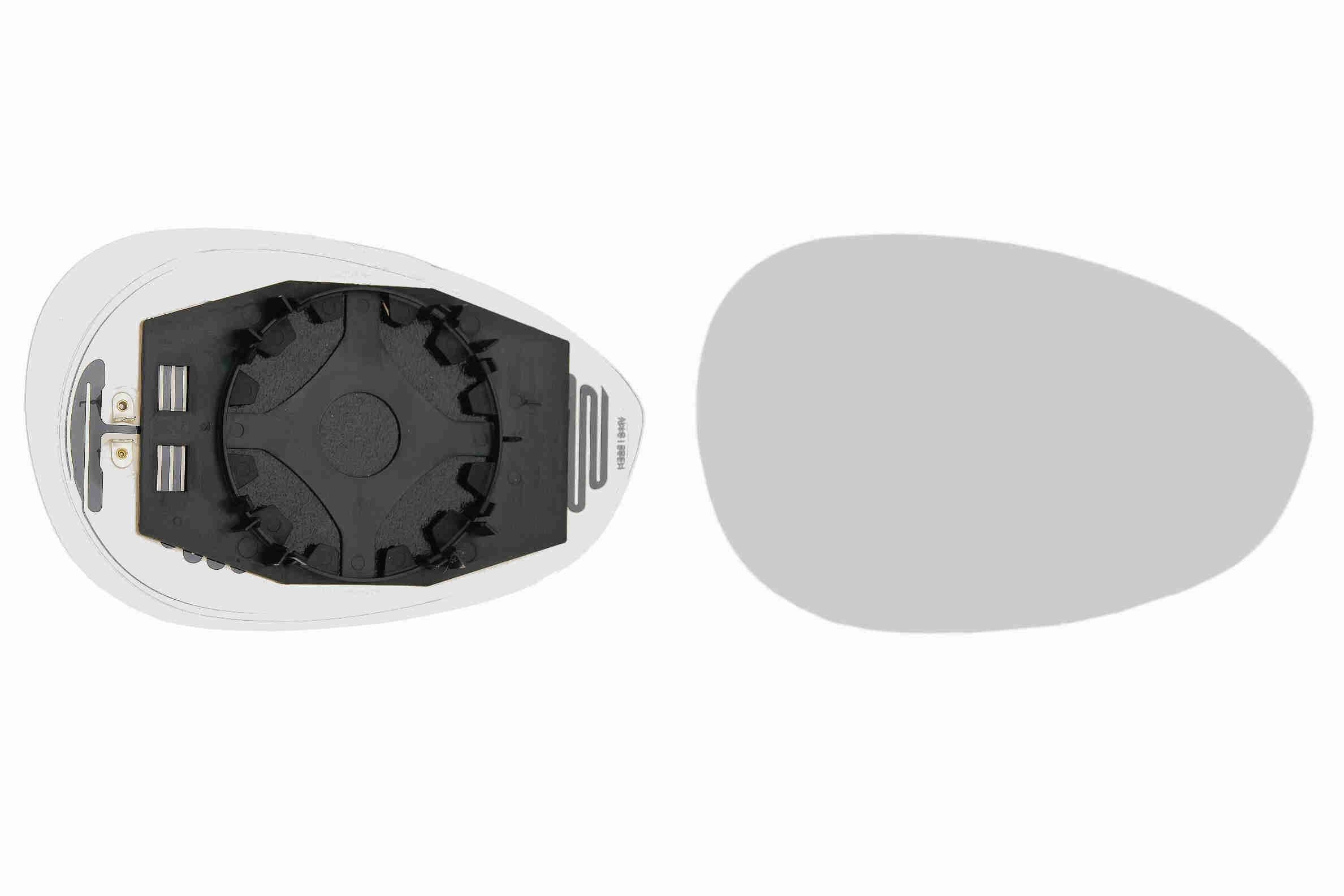 Veidrodėlio stiklas, išorinis veidrodėlis VEMO V24-69-0008