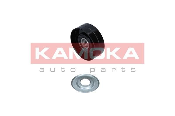 įtempiklio skriemulys, V formos rumbuotas diržas KAMOKA R0021