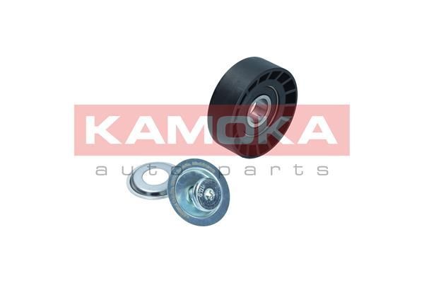 įtempiklio skriemulys, V formos rumbuotas diržas KAMOKA R0419