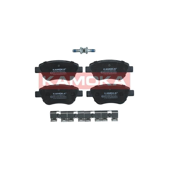 Stabdžių trinkelių rinkinys, diskinis stabdys KAMOKA JQ101064