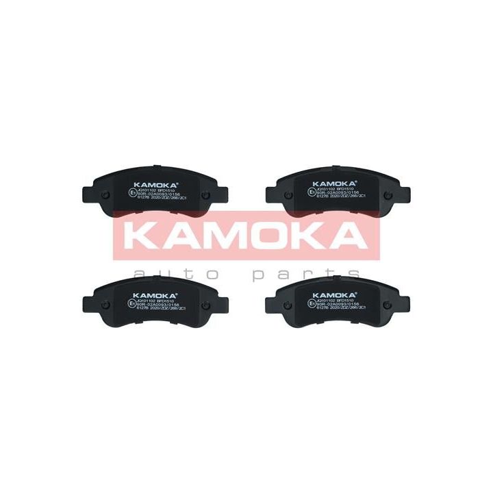 Stabdžių trinkelių rinkinys, diskinis stabdys KAMOKA JQ101102