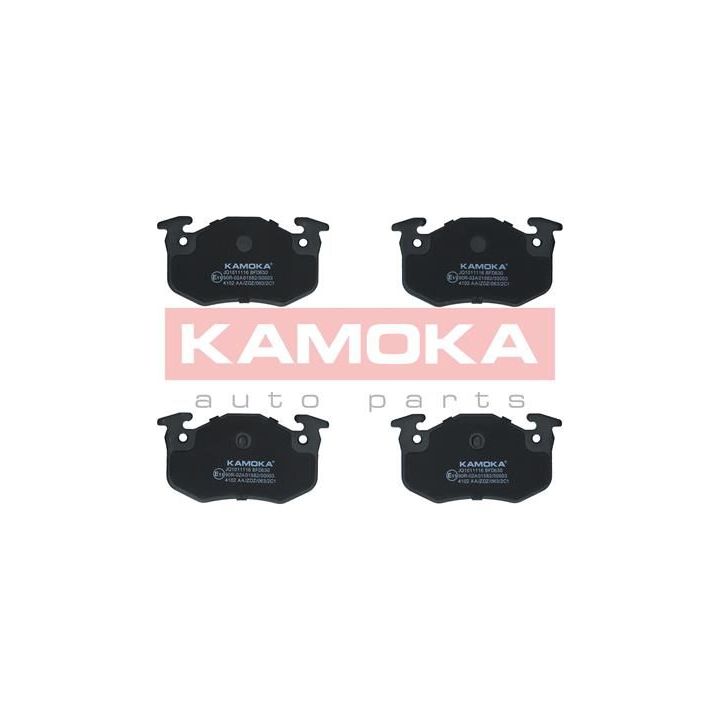 Stabdžių trinkelių rinkinys, diskinis stabdys KAMOKA JQ1011116