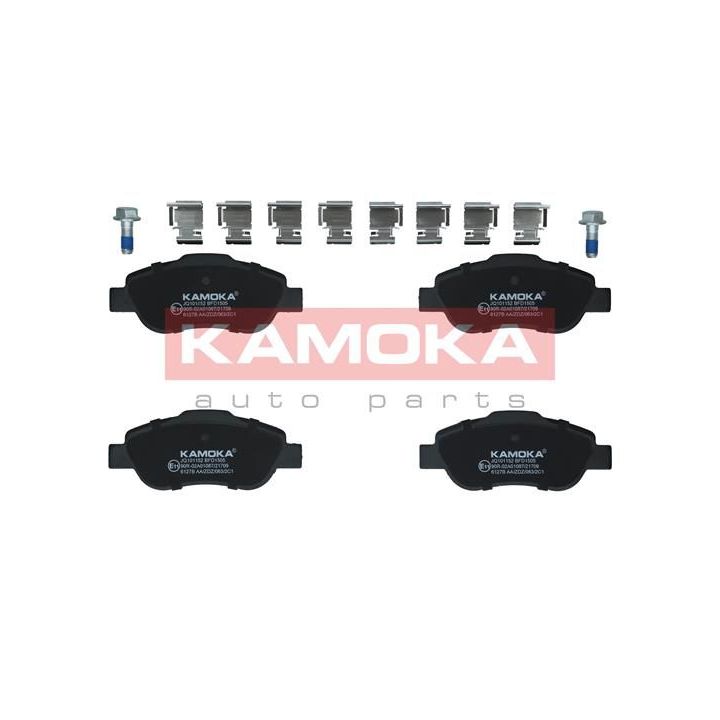 Stabdžių trinkelių rinkinys, diskinis stabdys KAMOKA JQ101152