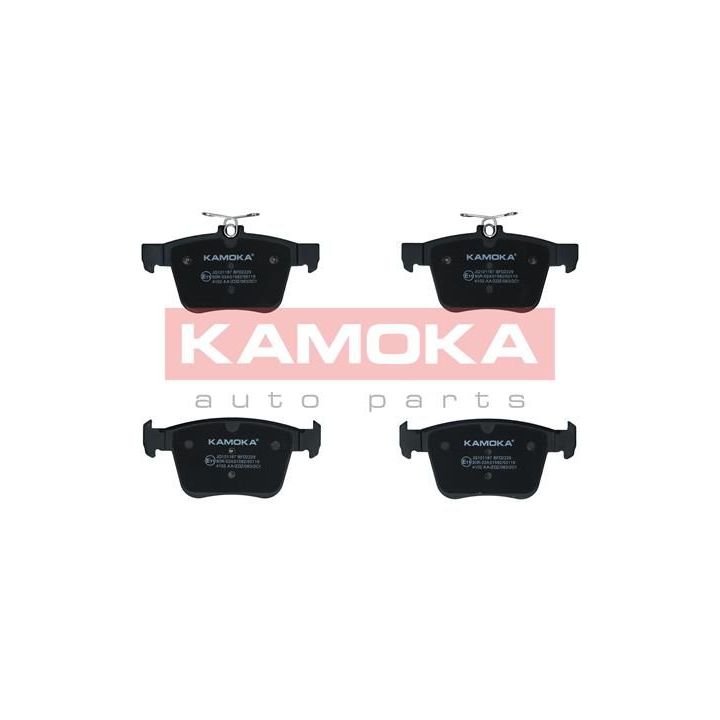 Stabdžių trinkelių rinkinys, diskinis stabdys KAMOKA JQ101187