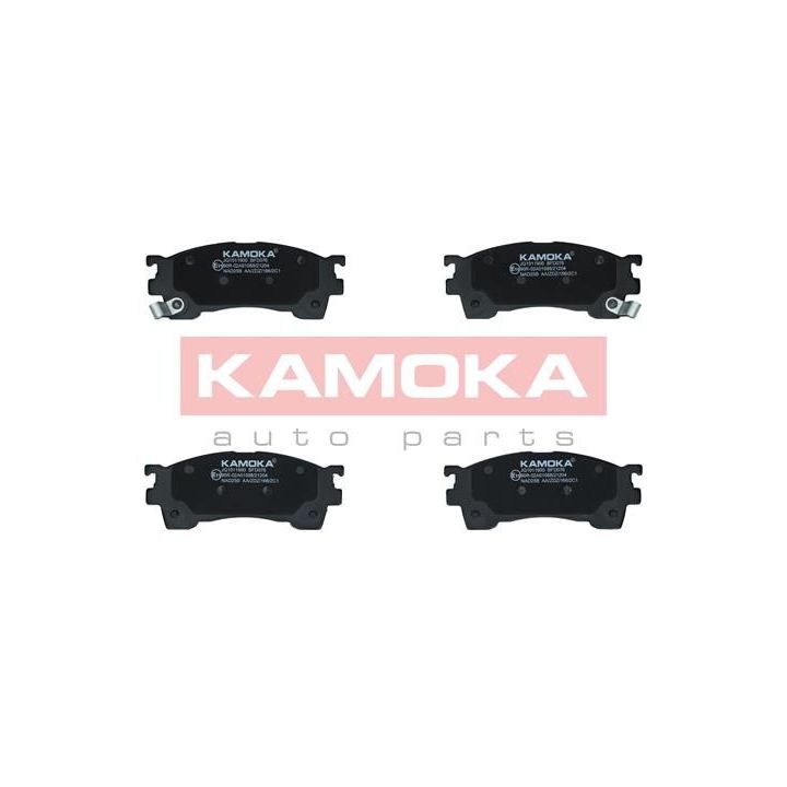 Stabdžių trinkelių rinkinys, diskinis stabdys KAMOKA JQ1011900