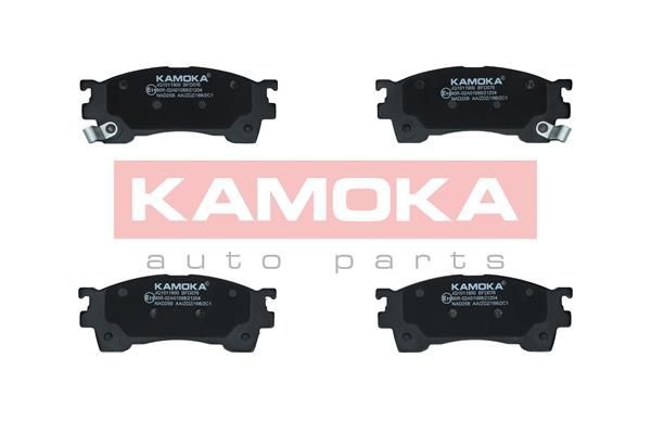 Stabdžių trinkelių rinkinys, diskinis stabdys KAMOKA JQ1011900