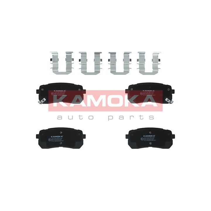 Stabdžių trinkelių rinkinys, diskinis stabdys KAMOKA JQ101264