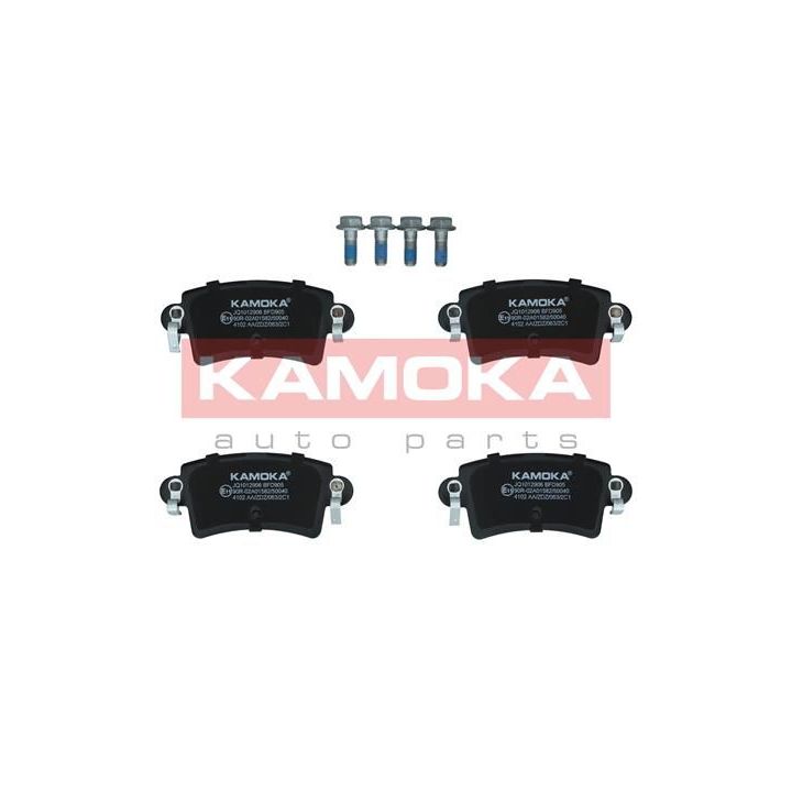 Stabdžių trinkelių rinkinys, diskinis stabdys KAMOKA JQ1012906