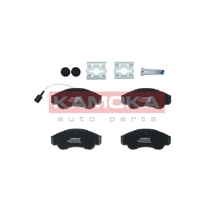 Stabdžių trinkelių rinkinys, diskinis stabdys KAMOKA JQ1012958