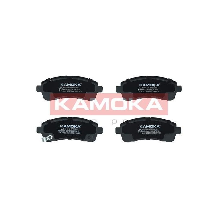 Stabdžių trinkelių rinkinys, diskinis stabdys KAMOKA JQ101318