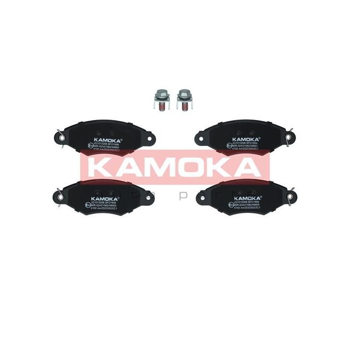 Stabdžių trinkelių rinkinys, diskinis stabdys KAMOKA JQ1013206