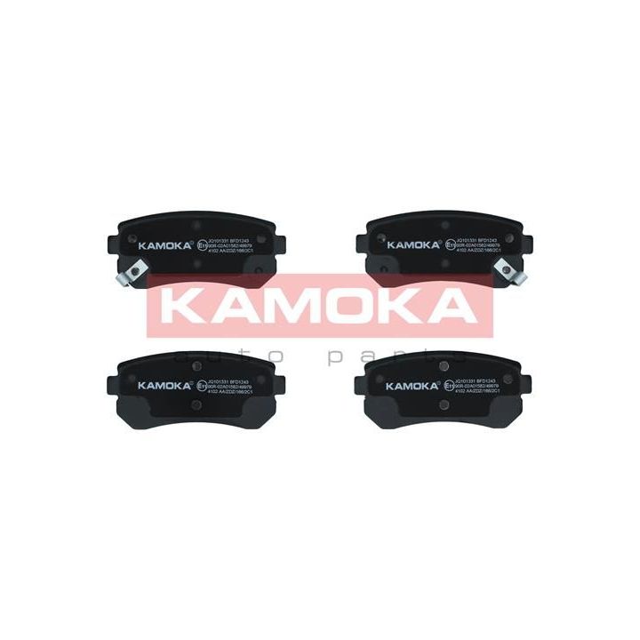 Stabdžių trinkelių rinkinys, diskinis stabdys KAMOKA JQ101331