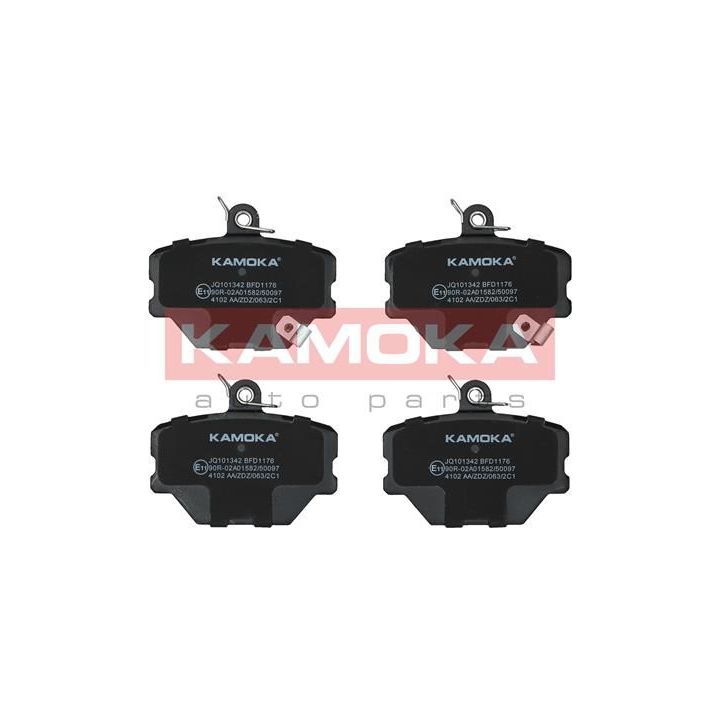 Stabdžių trinkelių rinkinys, diskinis stabdys KAMOKA JQ101342