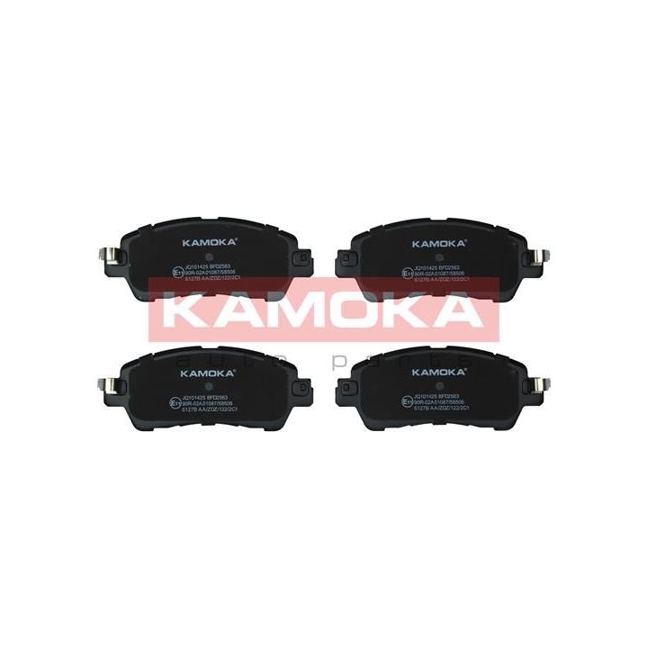 Stabdžių trinkelių rinkinys, diskinis stabdys KAMOKA JQ101425