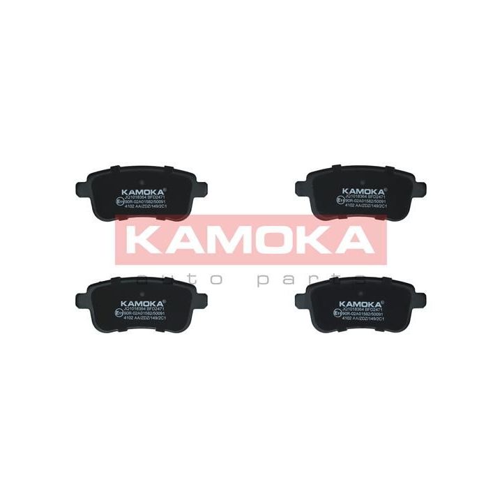 Stabdžių trinkelių rinkinys, diskinis stabdys KAMOKA JQ1018364