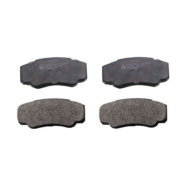 Stabdžių trinkelių rinkinys, diskinis stabdys DENCKERMANN B110093