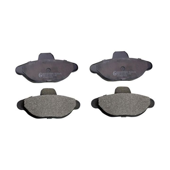 Stabdžių trinkelių rinkinys, diskinis stabdys DENCKERMANN B110166