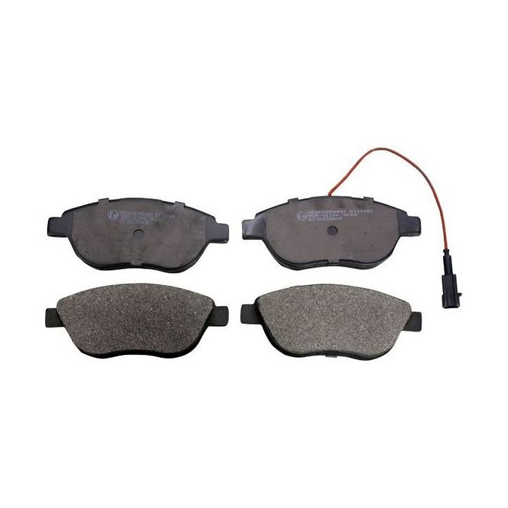 Stabdžių trinkelių rinkinys, diskinis stabdys DENCKERMANN B110186