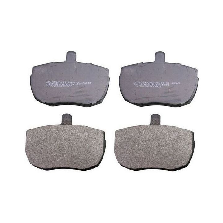 Stabdžių trinkelių rinkinys, diskinis stabdys DENCKERMANN B110243