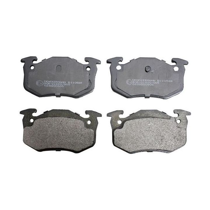 Stabdžių trinkelių rinkinys, diskinis stabdys DENCKERMANN B110589