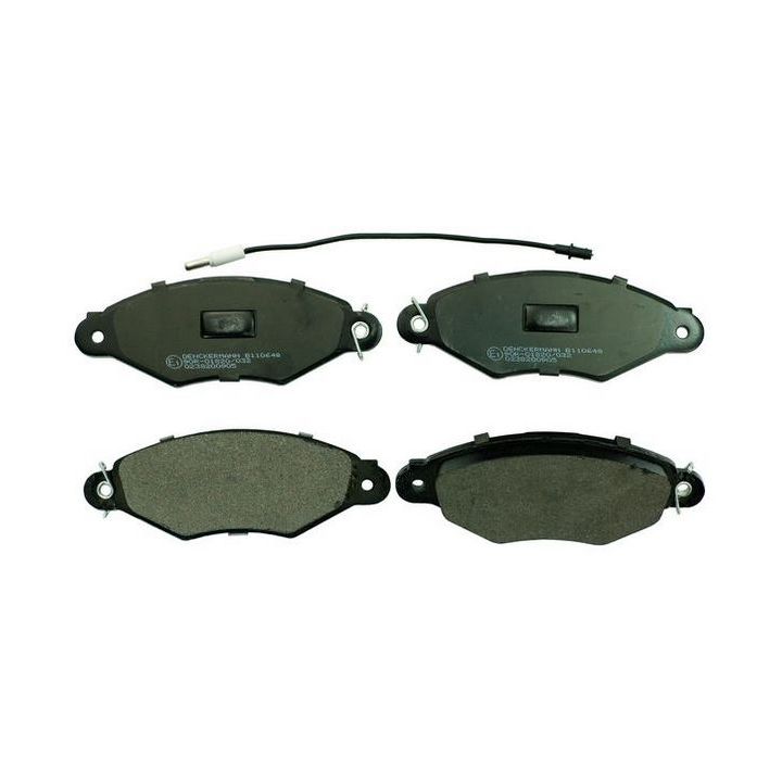 Stabdžių trinkelių rinkinys, diskinis stabdys DENCKERMANN B110648