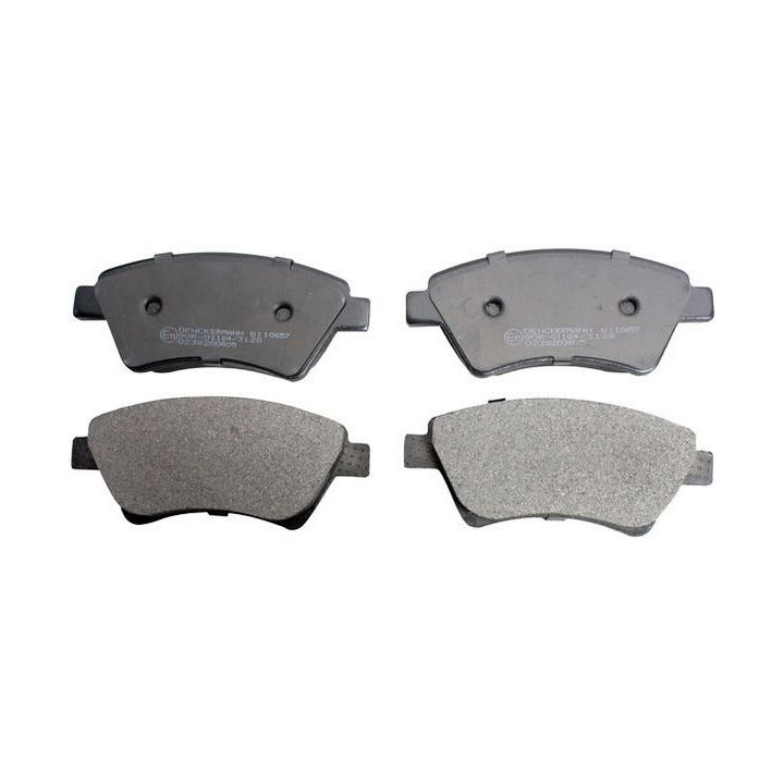 Stabdžių trinkelių rinkinys, diskinis stabdys DENCKERMANN B110657