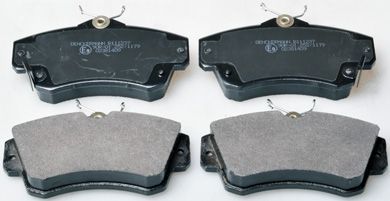 Stabdžių trinkelių rinkinys, diskinis stabdys DENCKERMANN B111237