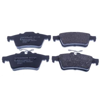 Stabdžių trinkelių rinkinys, diskinis stabdys DENCKERMANN B111338