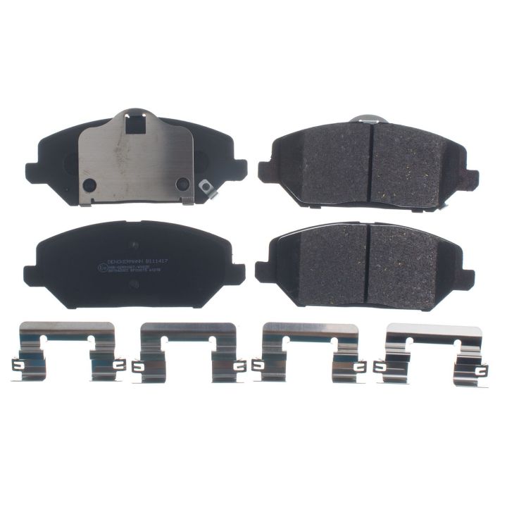 Stabdžių trinkelių rinkinys, diskinis stabdys DENCKERMANN B111417