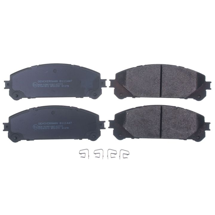 Stabdžių trinkelių rinkinys, diskinis stabdys DENCKERMANN B111447