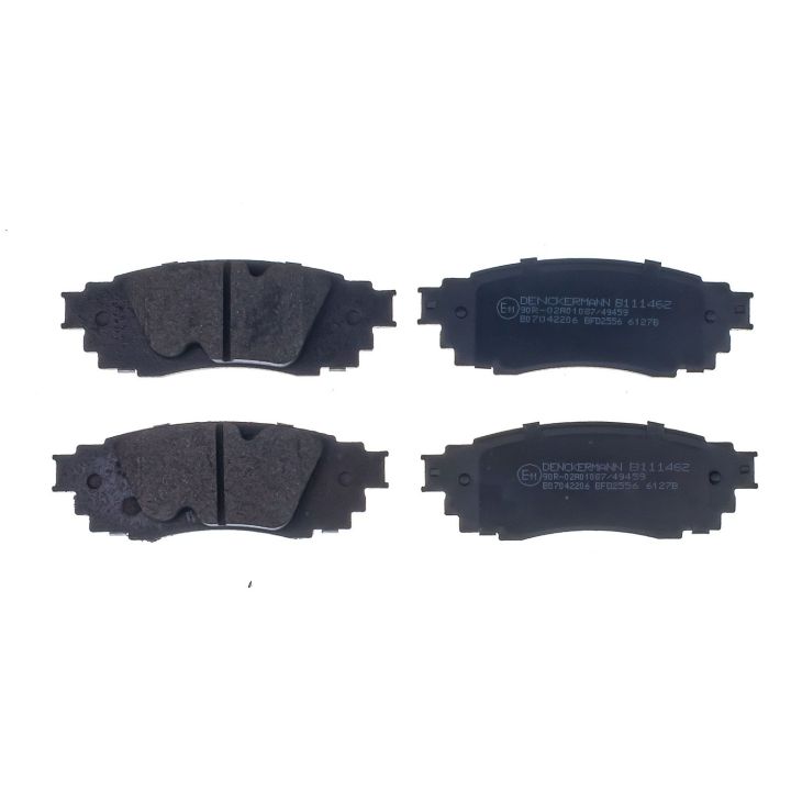 Stabdžių trinkelių rinkinys, diskinis stabdys DENCKERMANN B111462