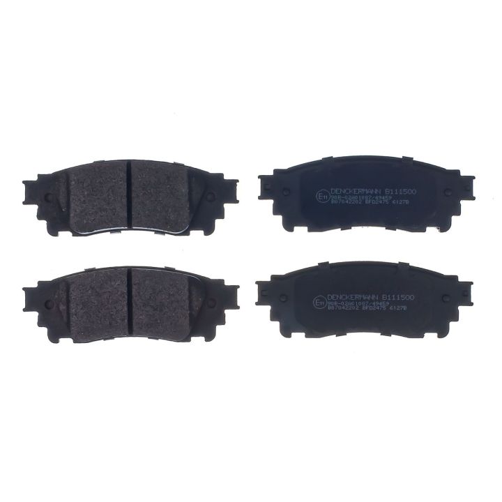 Stabdžių trinkelių rinkinys, diskinis stabdys DENCKERMANN B111500