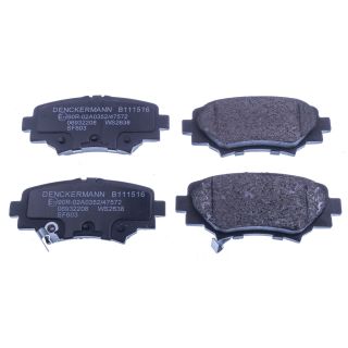 Stabdžių trinkelių rinkinys, diskinis stabdys DENCKERMANN B111516