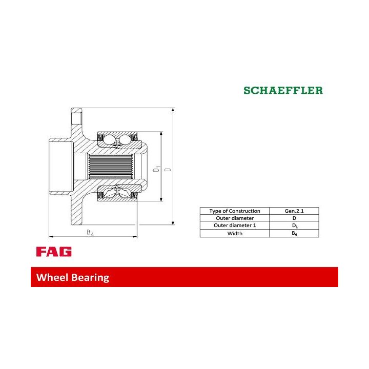 Rato guolio komplektas FAG 713 6197 70