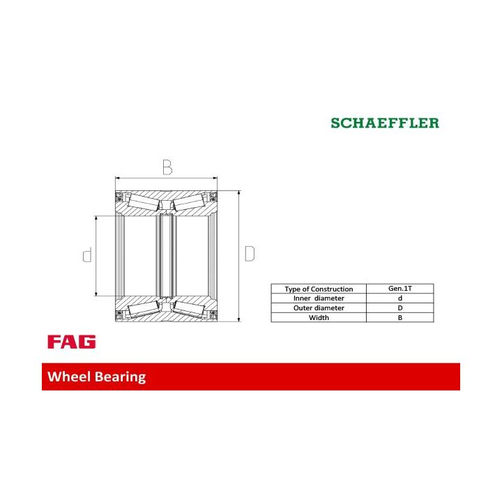 Rato guolio komplektas FAG 713 6301 80