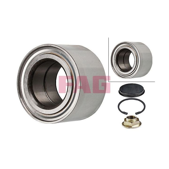 Rato guolio komplektas FAG 713 6307 80