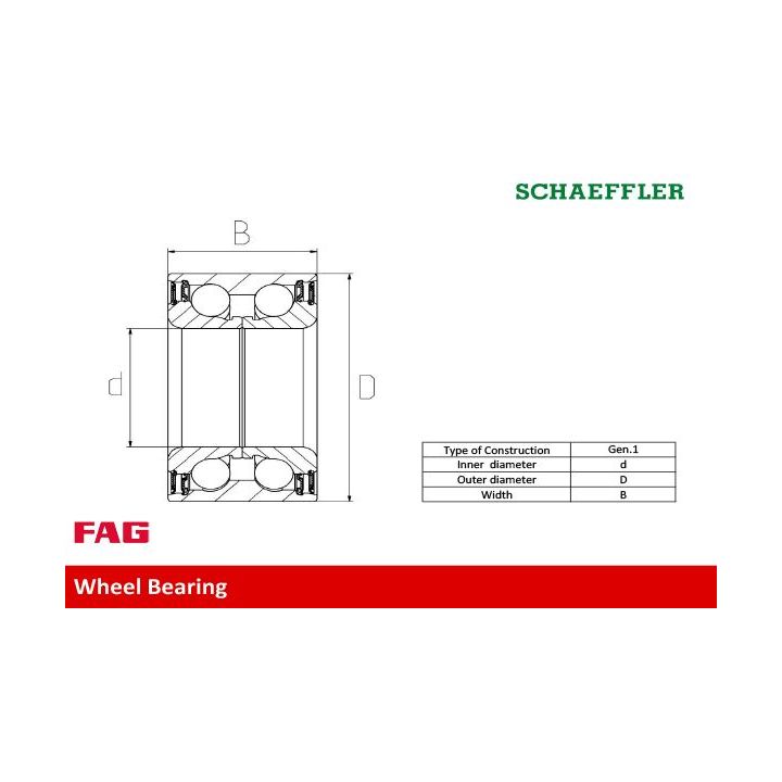 Rato guolio komplektas FAG 713 6907 00
