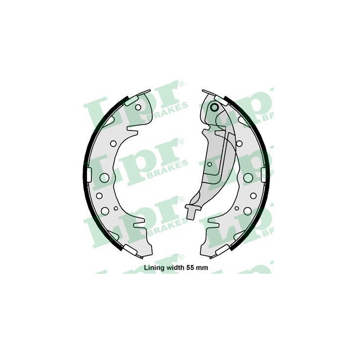 Stabdžių trinkelių komplektas LPR 01061