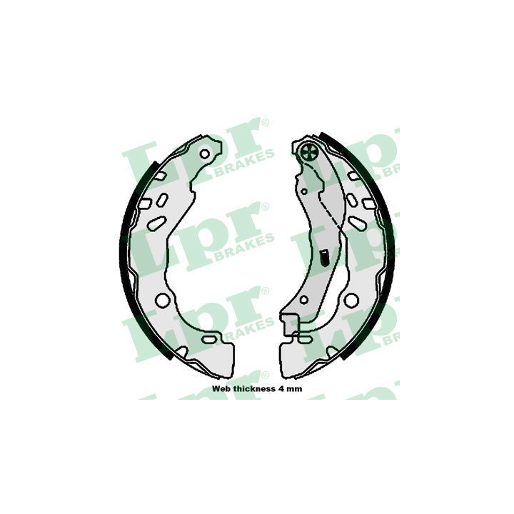 Stabdžių trinkelių komplektas LPR 01111