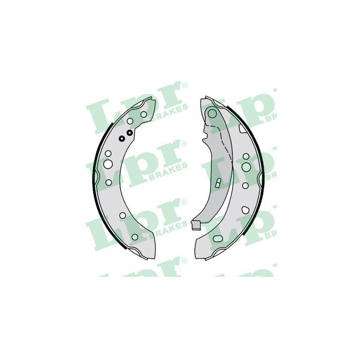 Stabdžių trinkelių komplektas LPR 01161