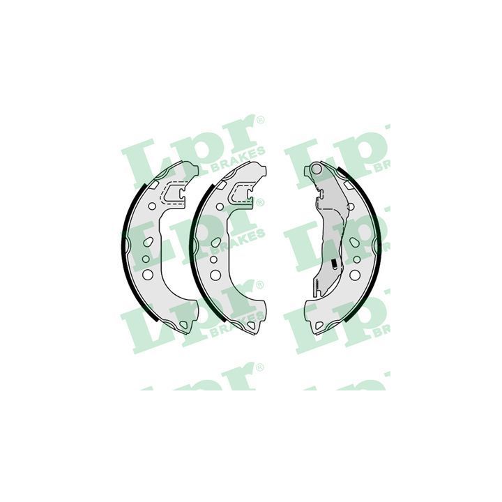 Stabdžių trinkelių komplektas LPR 01179