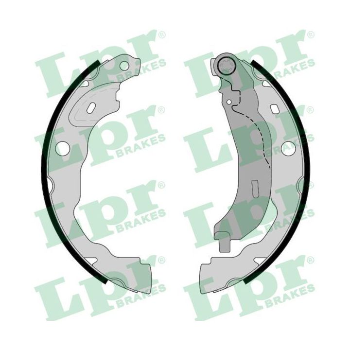 Stabdžių trinkelių komplektas LPR 01216