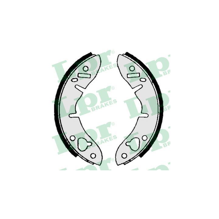 Stabdžių trinkelių komplektas LPR 01560