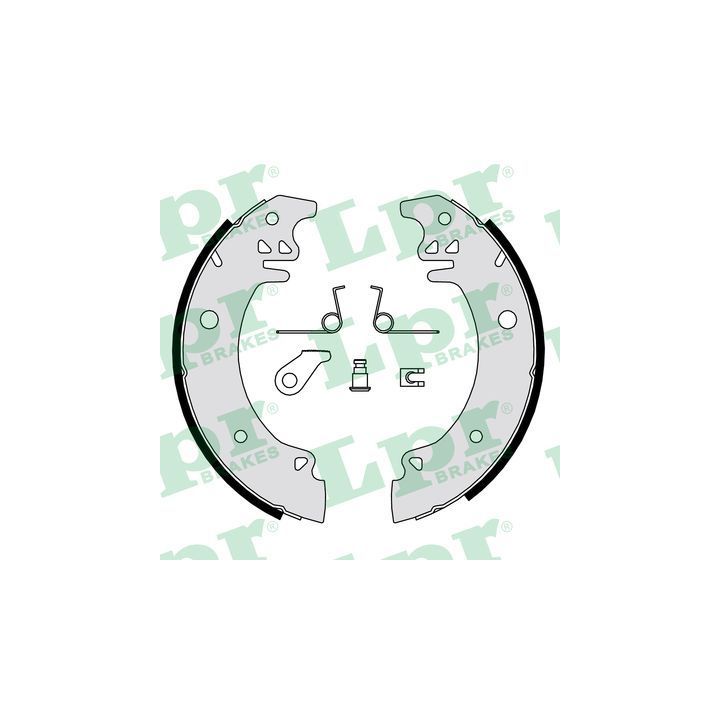 Stabdžių trinkelių komplektas LPR 02751