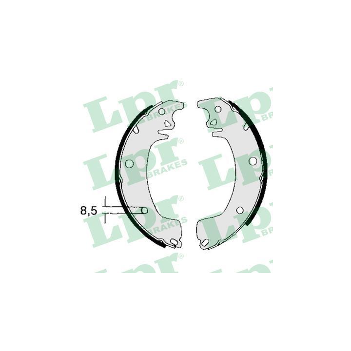 Stabdžių trinkelių komplektas LPR 03130