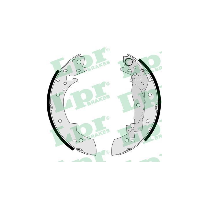 Stabdžių trinkelių komplektas LPR 03330