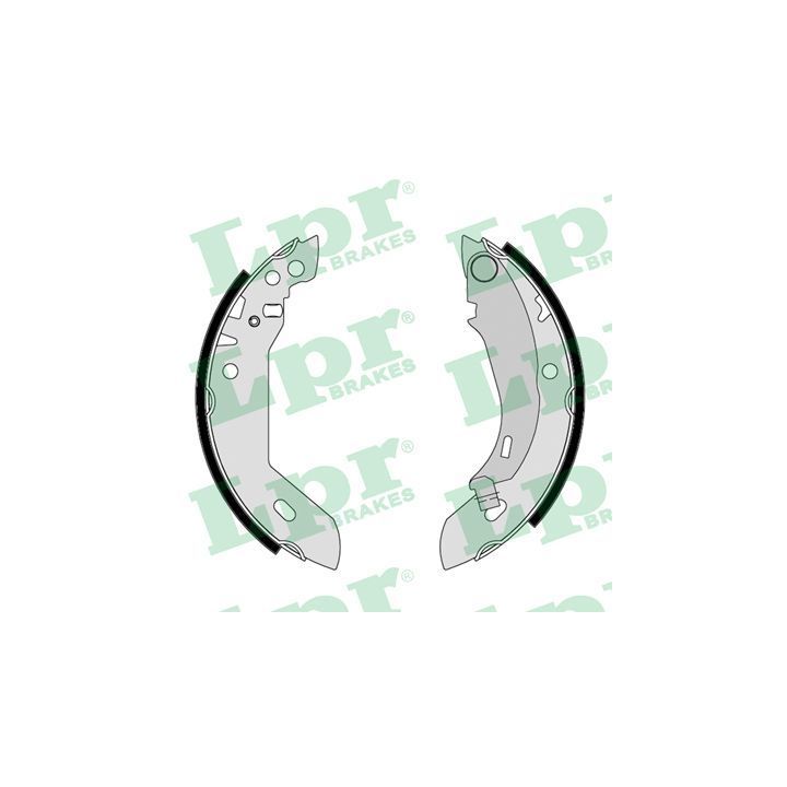 Stabdžių trinkelių komplektas LPR 04480