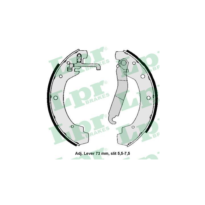 Stabdžių trinkelių komplektas LPR 04570