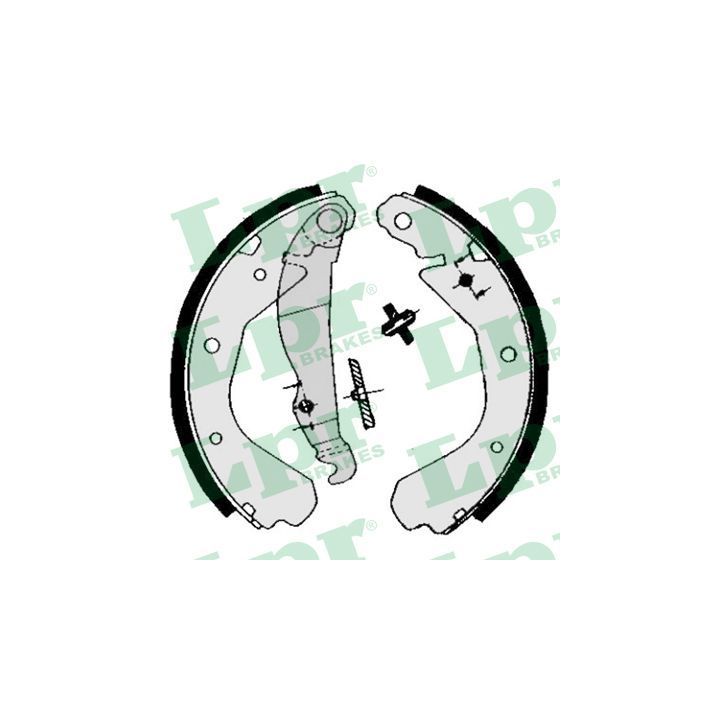 Stabdžių trinkelių komplektas LPR 04660