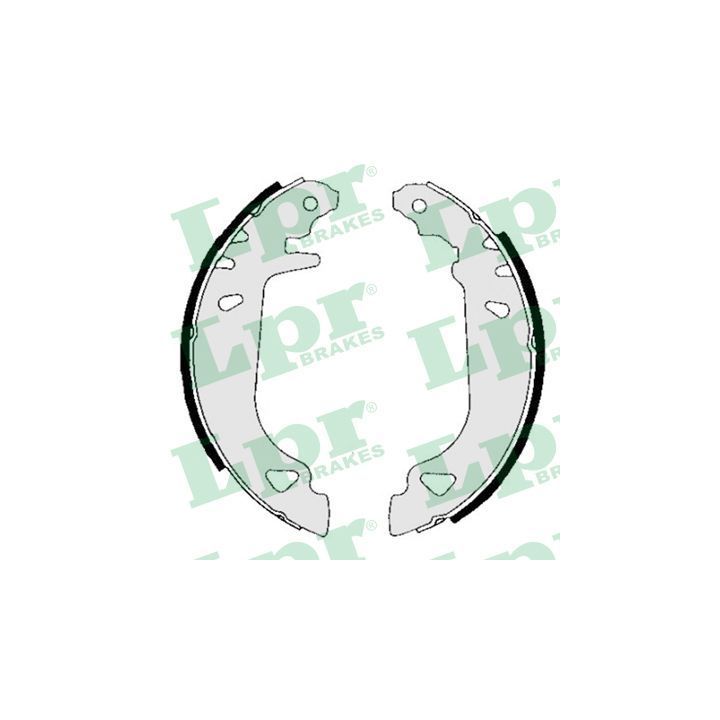 Stabdžių trinkelių komplektas LPR 04780